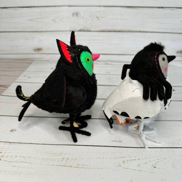 Hyde & Eek! Featherly Friends Skitter & Batrick Halloween Decor - Picture 2 of 7